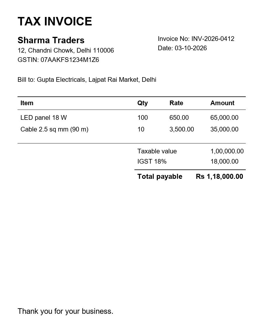 inbox/bill-001.png, a clear photo